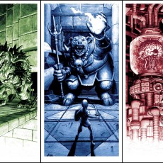 BOSS FIGHT- print set by Nick Derington- on sale 1/13 at 2pm! BOSS FIGHT- print set by Nick Derington- on sale 1/13 at 2pm!