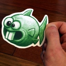 BOSS FIGHT- Stretch Goal #2 DOPEFISH STICKERS! BOSS FIGHT- Stretch Goal #2 DOPEFISH STICKERS!