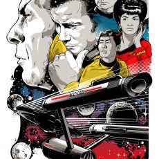 Star Trek “To Boldly Go” print by Josh Budich- on sale info! Star Trek “To Boldly Go” print by Josh Budich- on sale info!