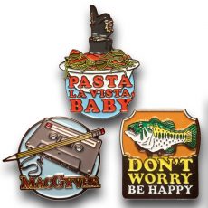 3 New Enamel Pins by Dan Grissom! 3 New Enamel Pins by Dan Grissom!