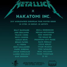 Metallica 2019 VIP tour poster series! Metallica 2019 VIP tour poster series!