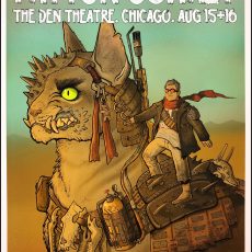 PATTON OSWALT- Chicago print by Miss Monster! PATTON OSWALT- Chicago print by Miss Monster!
