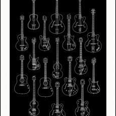 Meet the Guitars! and Fab Four prints by Jacob Borshard- now on sale- Meet the Guitars! and Fab Four prints by Jacob Borshard- now on sale-