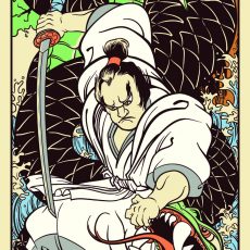 “Samurai with a Magic Sword” by Budich- new colorway! “Samurai with a Magic Sword” by Budich- new colorway!