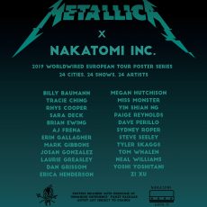 Metallica 2019 VIP tour poster series! Metallica 2019 VIP tour poster series!