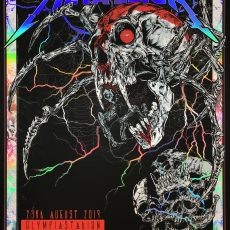 METALLICA- Munich Iridescent Foil by Rhys Cooper! METALLICA- Munich Iridescent Foil by Rhys Cooper!